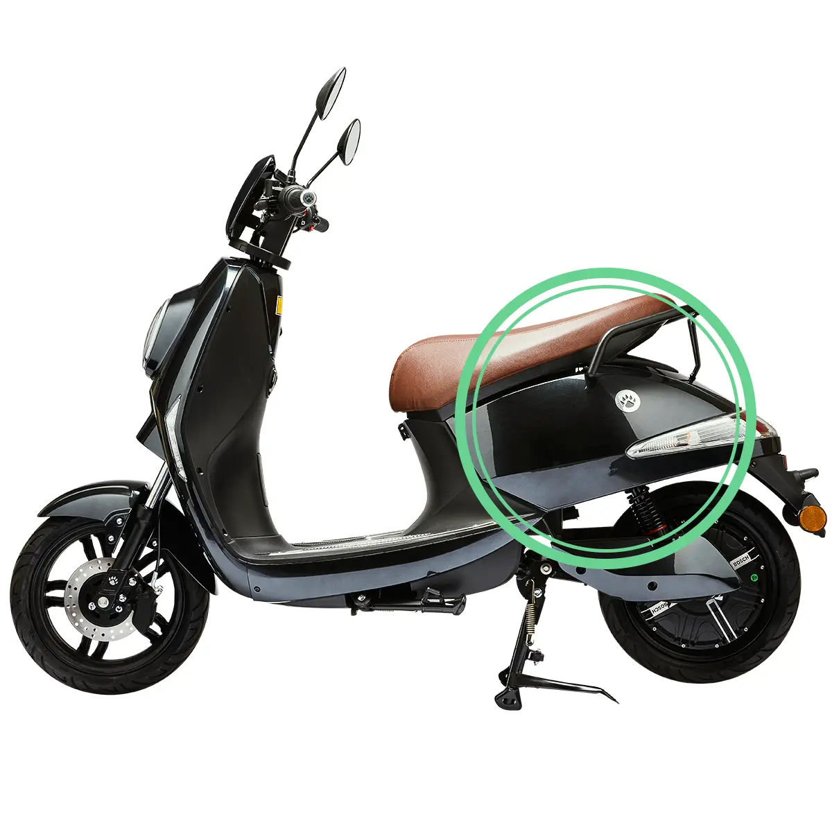 Kåpa Rückseite Links | Vässla Scooter