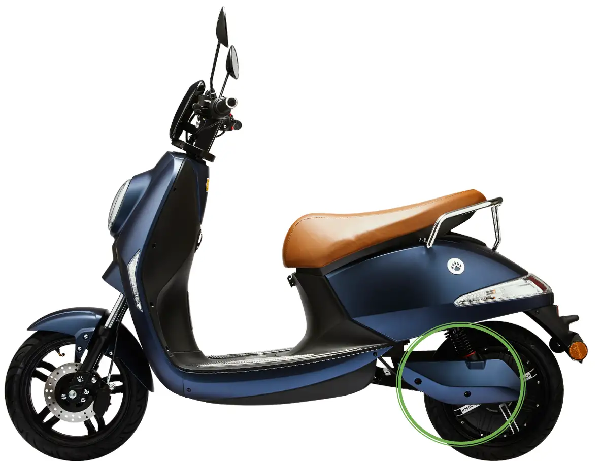 Kåpa Bak Sving Höger | Vässla Scooter (Vässla 2)