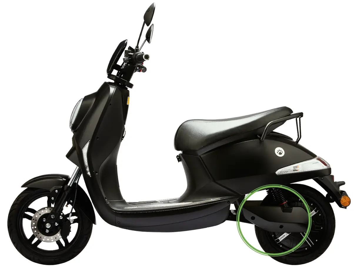 Kåpa Bak Sving Höger | Vässla Scooter (Vässla 2)